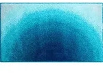 Grund Badteppich Sunshine, T&uuml;rkis, Textil, Abstraktes, rechteckig, 60x100 cm,