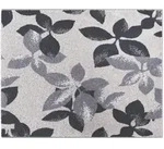Grund Badteppich Umbria, Taupe, Textil, Bl&auml;tter, rechteckig, 50x60 cm, Oeko-Tex&reg;