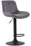 CLP Barhocker, Dunkelgrau, Metall, 50x86x50 cm, Esszimmer, Barm&ouml;bel, Barhocker