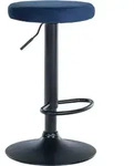 CLP Barhocker, Blau, Metall, 38.5x60x38.5 cm, Esszimmer, Barm&ouml;bel, Barhocker