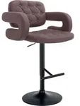 CLP Barhocker, Braun, Metall, 62x103x55 cm, Esszimmer, Barm&ouml;bel, Barhocker