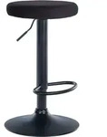 CLP Barhocker, Schwarz, Metall, 38.5x60x38.5 cm, Esszimmer, Barm&ouml;bel, Barhocker