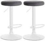 CLP Barhocker, Dunkelgrau, Metall, 38.5x60x38.5 cm, Esszimmer, Barm&ouml;bel, Barhocker
