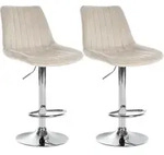CLP Barhocker, Creme, Metall, 49.5x91x50 cm, Esszimmer, Barm&ouml;bel, Barhocker