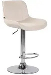 CLP Barhocker, Creme, Metall, 50x86x50 cm, Esszimmer, Barm&ouml;bel, Barhocker