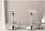CLP Barhocker, Creme, Metall, 38.5x60x38.5 cm, Esszimmer, Barm&ouml;bel, Barhocker