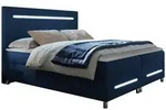 Mirjan24 Boxbett, Dunkelblau, Holz, 140x200 cm, Schlafzimmer, Betten,...