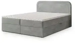 Masseno Boxbett, Hellgrau, Holz, 160x200 cm, Schlafzimmer, Betten,...