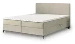 Masseno Boxbett, Creme, Holz, 160x200 cm, Schlafzimmer, Betten, Boxspringbetten