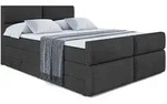 Altdecor Boxspringbett, Schwarz, Holzwerkstoff, H&ouml;he ca. 20 cm, 180x200 cm,