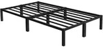 Ml-Design Metallbett, Schwarz, Metall, Rechteckig, 120x200 cm, Schlafzimmer, Betten,