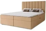 Marpur Boxbett, Beige, Kunststoff, H&ouml;he ca. 16 cm, 120x200 cm, Oeko-Tex&reg; Standard