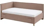 Stylife Polsterliege, Rosa, Holz, Eukalyptusholz,Birke, Buche, 90x200 cm, Reach,