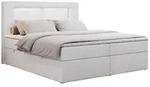 MKS Boxbett, Wei&szlig;, Textil, 2-Sitzer, H3, Rechteckig, 160x200 cm, Schlafzimmer,