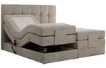 MKS Boxbett, Beige, Textil, 2-Sitzer, H3, 7-Zonen, Rechteckig, 160x200 cm,