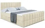 Altdecor Boxbett, Beige, Holzwerkstoff, H&ouml;he ca. 20 cm, 120x200 cm, Schlafzimmer,