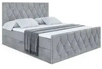 Altdecor Boxbett, Grau, Holzwerkstoff, H&ouml;he ca. 20 cm, 160x200 cm,...