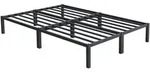 Ml-Design Metallbett, Anthrazit, Metall, Rechteckig, 140x200 cm, Schlafzimmer,