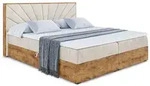 Altdecor Boxbett, Champagner, Kunststoff, H&ouml;he ca. 20 cm, 120x200 cm,...