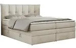 MKS Boxspringbett, Beige, Textil, 2-Sitzer, H3, Rechteckig, 160x200 cm,...