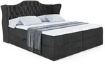 Altdecor Boxbett, Schwarz, Holzwerkstoff, H&ouml;he ca. 20 cm, 200x200 cm,...