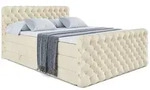 Altdecor Boxspringbett, Beige, Holzwerkstoff, H&ouml;he ca. 20 cm, 120x200 cm,