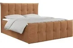 MKS Boxbett, Orange, Textil, 2-Sitzer, H4, Rechteckig, 120x200 cm, Schlafzimmer,