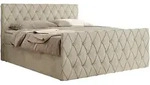 MKS Boxbett, Beige, Textil, 2-Sitzer, H3, 7-Zonen, Rechteckig, 120x200 cm,