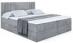 Altdecor Boxbett, Grau, Holzwerkstoff, H&ouml;he ca. 20 cm, 140x200 cm,...