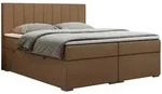 Boxbett, Braun, Textil, 2-Sitzer, H3, 7-Zonen, Rechteckig, 140x200 cm,...