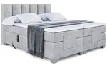 Altdecor Boxspringbett, Grau, Holzwerkstoff, H&ouml;he ca. 38 cm, 167x200 cm,