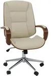 MCW B&uuml;rostuhl, Wei&szlig;, Textil, 61x110x74 cm, Arbeitszimmer, B&uuml;rost&uuml;hle,...