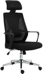 CLP Chefsessel, Schwarz, Metall, 62.5x118x61 cm, Arbeitszimmer, B&uuml;rost&uuml;hle,