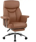 CLP Chefsessel, Braun, Metall, 78x114x66 cm, Arbeitszimmer, B&uuml;rost&uuml;hle,...