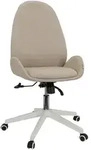 Mid.you Drehstuhl, Beige, Textil, Drehkreuz, 56x104x58 cm, Wippfunktion,