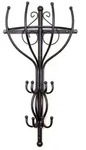 DanDiBo Garderobe, Schwarz, Metall, 35x66x15 cm, Garderobe, Garderobenleisten &