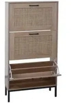MCW Schuhschrank, Braun, Holz, Kiefer, 63x126x24 cm, Garderobe, Schuhaufbewahrung,