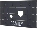 MCW Wandgarderobe, Grau, Holz, Paulownia, 90x60x3 cm, Garderobe,...