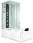 AcquaVapore by Sandra Jentho Dusche, Wei&szlig;, Glas, Kunststoff, Metall, Rechteckig,