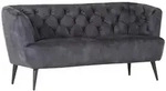 Livetastic 2-Sitzer-Sofa, Dunkelgrau, Holz, Uni, 170x83x70 cm, Made in EU,...