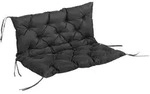 Outsunny Bankauflage, Schwarz, Kunststoff, 98x8x100 cm, Outdoor-Kissen,