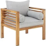tectake Garten-Loungesessel, Braun, Holz, 72x78x63 cm, Loungem&ouml;bel, Loungesessel