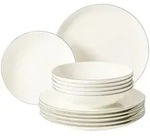 Seltmann Weiden Tafelservice, Creme, Keramik, 12-teilig, Rund, 32.3x23.5x32.3...