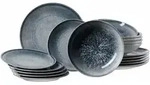 Ritzenhoff Breker Teller-Set, Grau, Keramik, 18-teilig, Rund, 2x2x2 cm, Essen &
