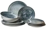 Ritzenhoff Breker Teller-Set, Grau, Keramik, 12-teilig, Rund, 2x2x2 cm, Essen &