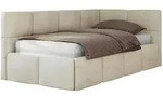 MKS Jugendbett, Beige, Textil, 1-Sitzer, Rechteckig, 200x90 cm, Oeko-Tex&reg;,...