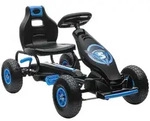 Homcom Gokart,, Blau, Metall, 58x61x121 cm, unisex, Outdoor Spielzeug,