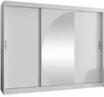 Mirjan24 Schwebet&uuml;renschrank, Wei&szlig;, Holzwerkstoff, 4 Schubladen, Rechteckig,