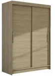 Mirjan24 Kleiderschrank, Sonoma Eiche, Holzwerkstoff, Rechteckig, 120x200x58 cm,