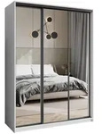 Masseno Schwebet&uuml;renschrank, Wei&szlig;, Holzwerkstoff, 9 F&auml;cher, 4 Schubladen,